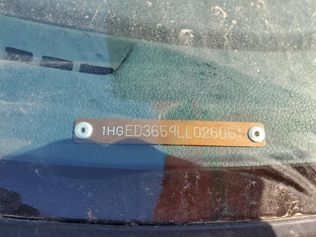 1HGED3659LL026051 - 1990 HONDA CIVIC LX Weiß Foto 12