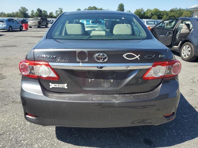 2T1BU4EE6CC844305 - 2012 TOYOTA COROLLA BASE GRAY photo 6