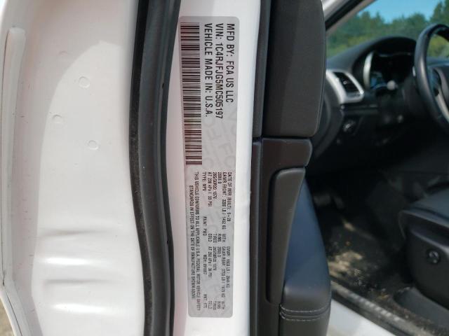 1C4RJFJG5MC505197 - 2021 JEEP GRAND CHER SUMMIT თეთრი ფოტო 13