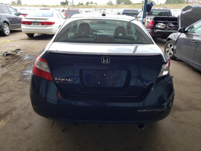 2HGFG12968H539643 - 2008 HONDA CIVIC EXL BLUE photo 6