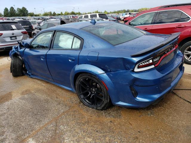 2C3CDXGJ5MH522802 - 2021 DODGE CHARGER SCAT PACK BLUE photo 2
