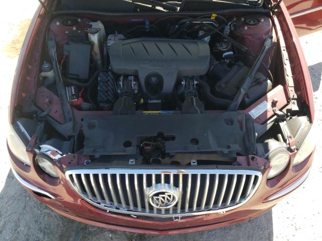 2G4WC582281361181 - 2008 BUICK LACROSSE CX BURGUNDY photo 11