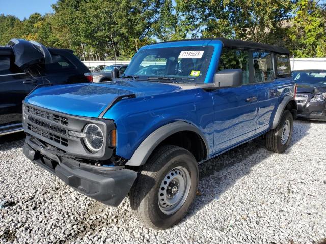 1FMDE5BH1NLA70272 - 2022 FORD BRONCO BASE BLUE photo 1