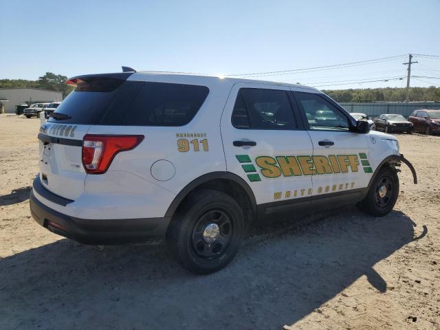 1FM5K8ARXJGB00056 - 2018 FORD EXPLORER POLICE INTERCEPTOR 白色 照片 3