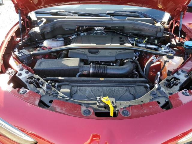 ZASPAKBN7N7D37500 - 2022 ALFA ROMEO STELVIO TI RED photo 11