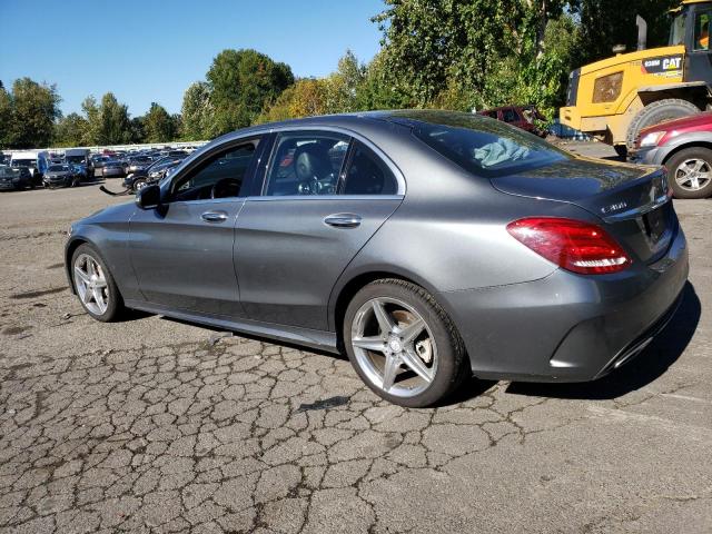 55SWF4JB6HU201008 - 2017 MERCEDES-BENZ C 300 GRAY photo 2