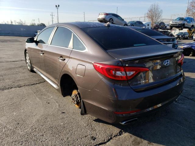 5NPE34AFXFH137479 - 2015 HYUNDAI SONATA SPORT BROWN photo 2