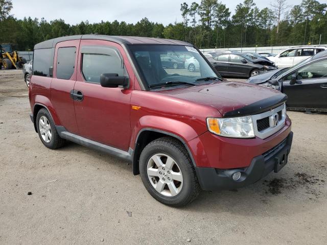 5J6YH28709L000269 - 2009 HONDA ELEMENT EX MAROON photo 4