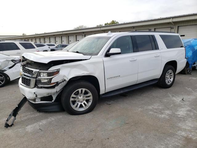 1GNSKHKC7KR374295 - 2019 CHEVROLET SUBURBAN K1500 LT WHITE photo 1