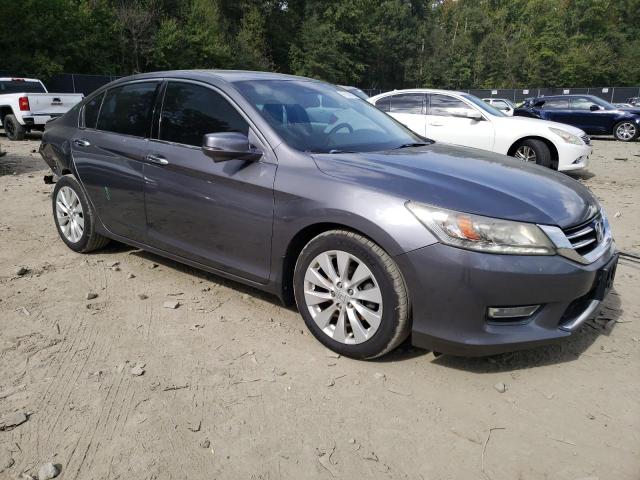 1HGCR3F9XDA020655 - 2013 HONDA ACCORD TOURING GRAY photo 4