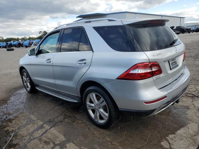 4JGDA5HB3EA353766 - 2014 MERCEDES-BENZ ML 350 4MATIC SILVER photo 2