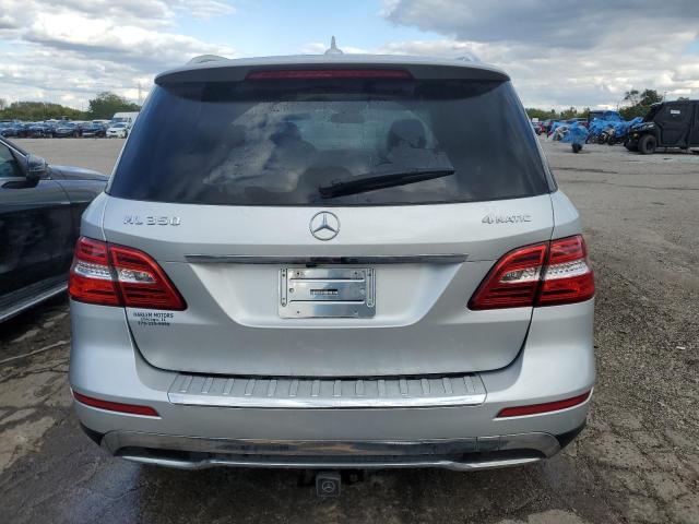 4JGDA5HB3EA353766 - 2014 MERCEDES-BENZ ML 350 4MATIC SILVER photo 6