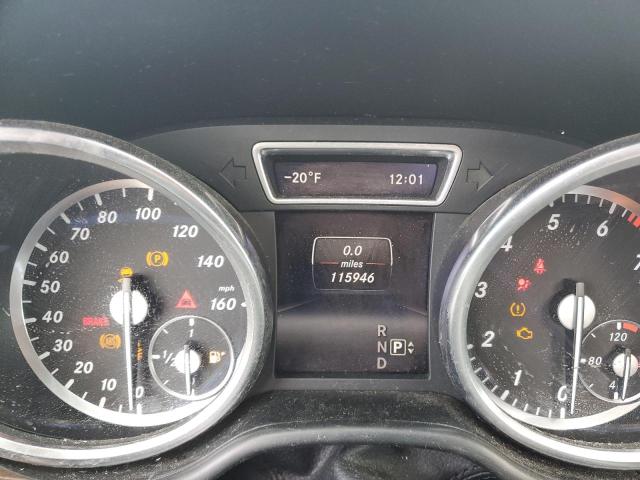 4JGDA5HB3EA353766 - 2014 MERCEDES-BENZ ML 350 4MATIC SILVER photo 9