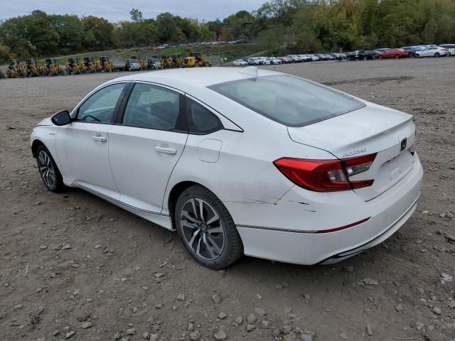 1HGCV3F43MA013112 - 2021 HONDA ACCORD HYBRID EX WHITE photo 2