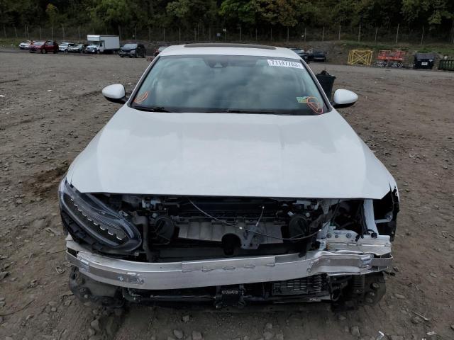 1HGCV3F43MA013112 - 2021 HONDA ACCORD HYBRID EX WHITE photo 5