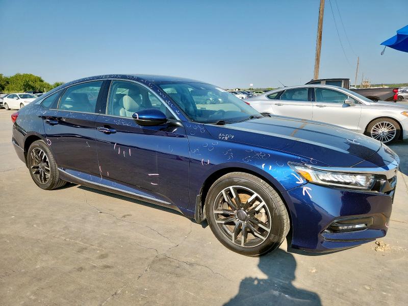 1HGCV1F50JA134608 - 2018 HONDA ACCORD EXL ლურჯი ფოტო 4