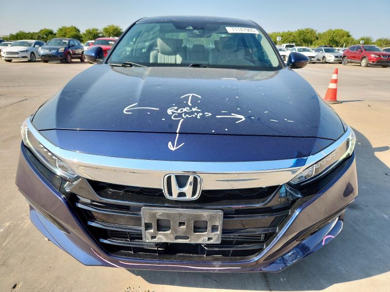 1HGCV1F50JA134608 - 2018 HONDA ACCORD EXL ლურჯი ფოტო 5