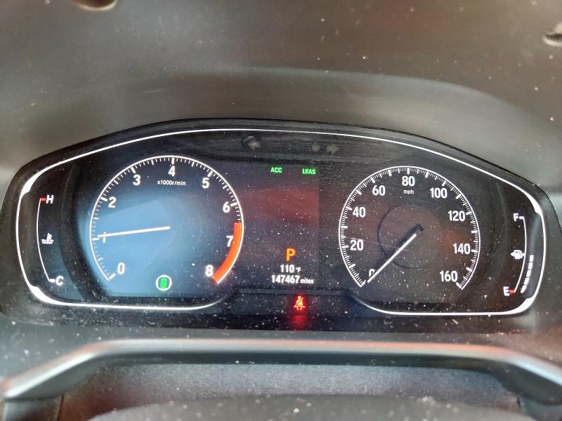 1HGCV1F50JA134608 - 2018 HONDA ACCORD EXL ლურჯი ფოტო 9