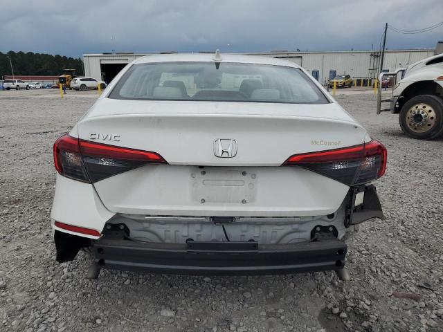 2HGFE1F76NH323303 - 2022 HONDA CIVIC EX WHITE photo 6