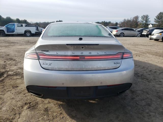 3LN6L2LUXGR627113 - 2016 LINCOLN MKZ HYBRID SILVER photo 6