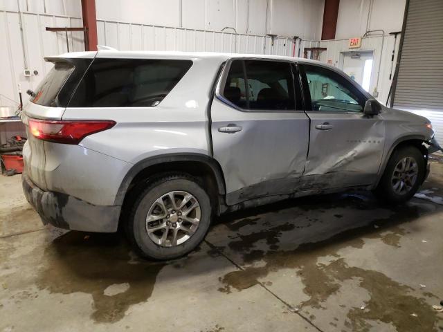 1GNEVFKW3LJ155532 - 2020 CHEVROLET TRAVERSE LS SILVER photo 3