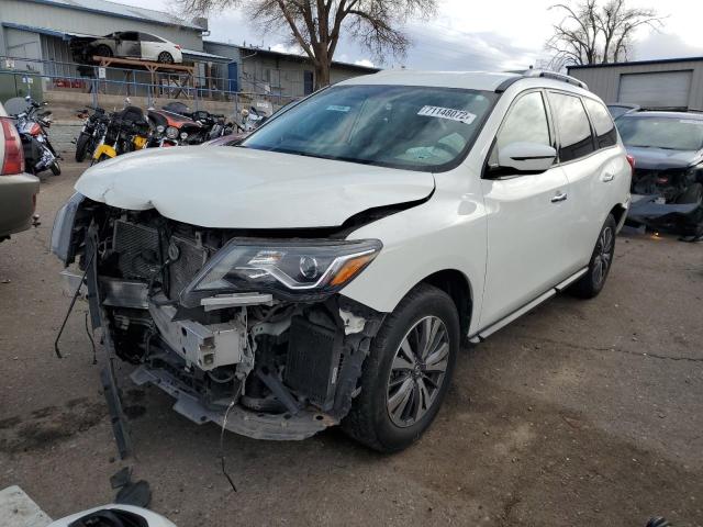 5N1DR2MM8HC637563 - 2017 NISSAN PATHFINDER S WHITE photo 1