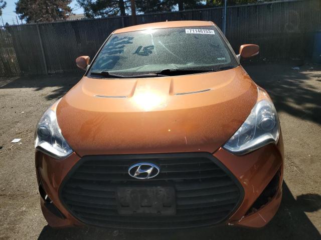 KMHTC6AE9EU184173 - 2014 HYUNDAI VELOSTER TURBO ORANGE photo 5