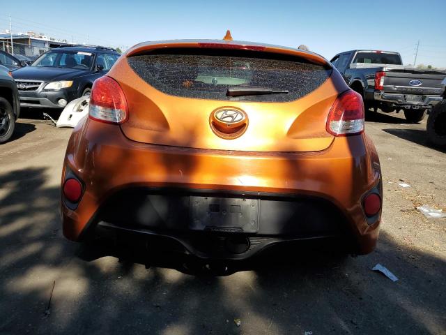 KMHTC6AE9EU184173 - 2014 HYUNDAI VELOSTER TURBO ORANGE photo 6