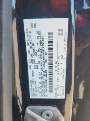 1FMCU0HD8KUA26460 - 2019 FORD ESCAPE SEL BLACK photo 13