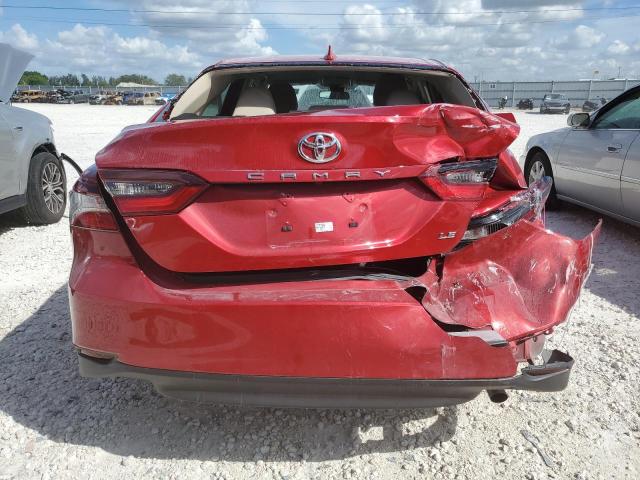 4T1C11AKXPU127269 - 2023 TOYOTA CAMRY LE RED photo 6