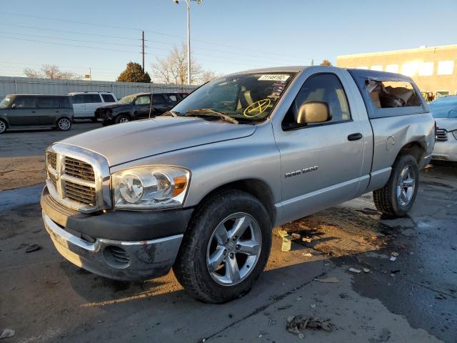 1D7HA16K47J608161 - 2007 DODGE RAM 1500 ST SILVER photo 1