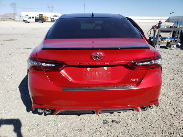 4T1KZ1AK0MU059645 - 2021 TOYOTA CAMRY TRD RED photo 6