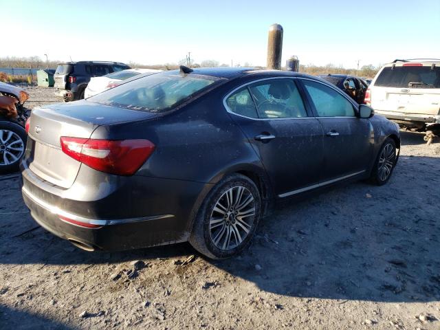 KNALN4D75F5187144 - 2015 KIA CADENZA PREMIUM GRAY photo 3