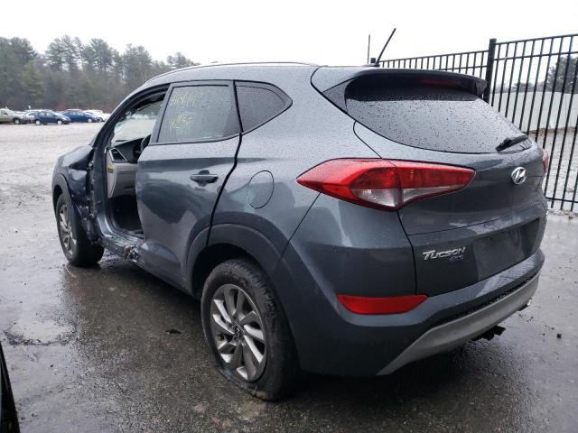 KM8J3CA21HU536680 - 2017 HYUNDAI TUCSON LIMITED GRAY photo 2