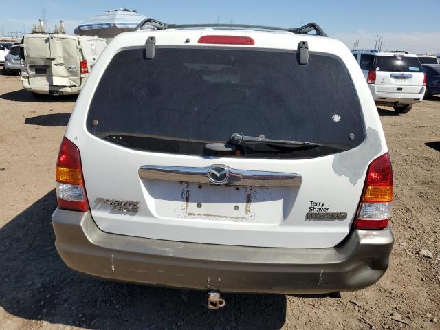 4F2YZ94103KM17160 - 2003 MAZDA TRIBUTE LX WHITE photo 6