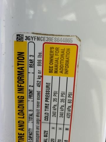 3GYFNCE39ES644865 - 2014 CADILLAC SRX PERFORMANCE COLLECTION Biały zdjęcie 13