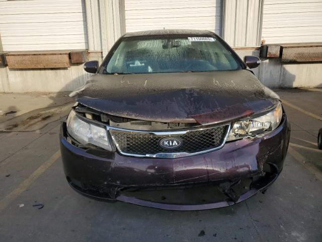 KNAFU4A27A5874580 - 2010 KIA FORTE EX BROWN photo 5