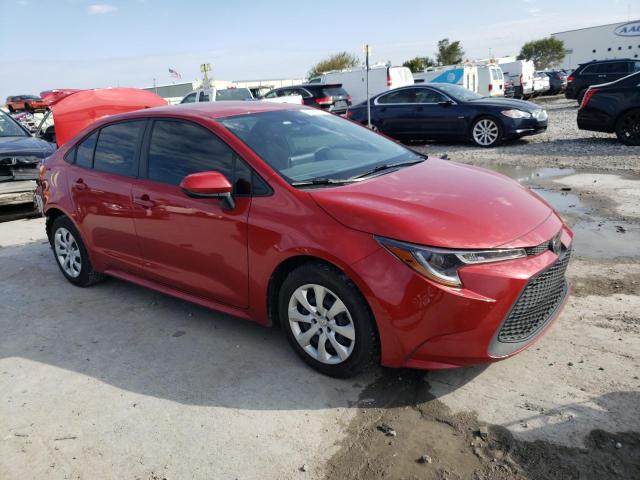 JTDEPMAE9MJ181294 - 2021 TOYOTA COROLLA LE RED photo 4