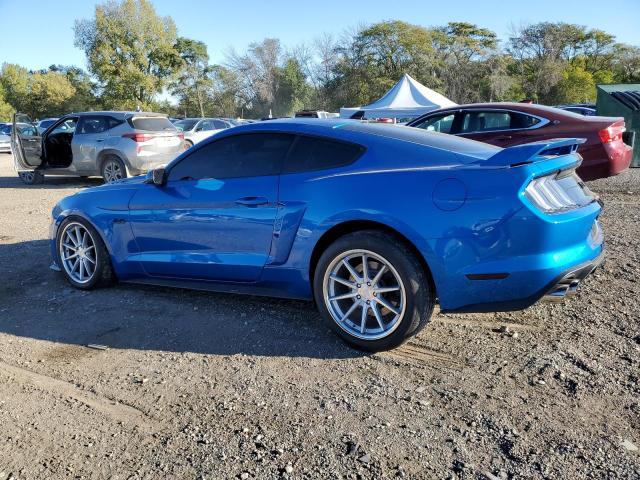 1FA6P8CF9M5127980 - 2021 FORD MUSTANG GT BLUE photo 2