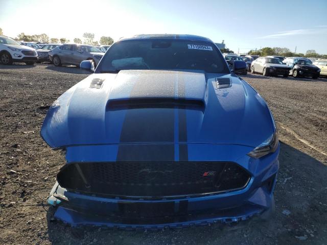 1FA6P8CF9M5127980 - 2021 FORD MUSTANG GT BLUE photo 5