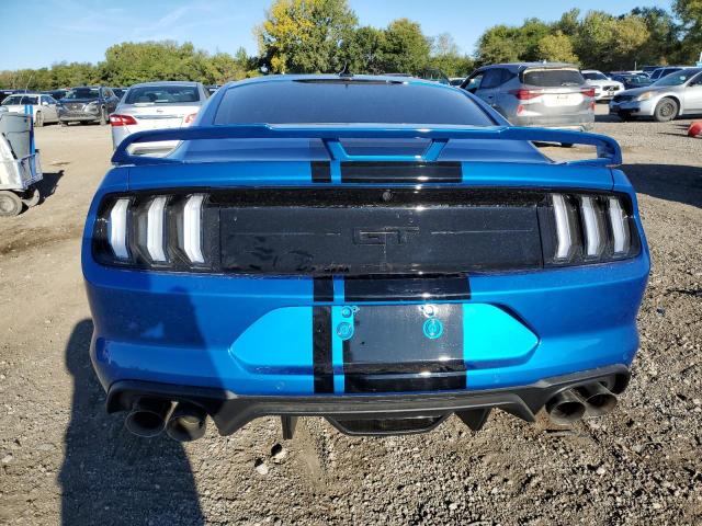 1FA6P8CF9M5127980 - 2021 FORD MUSTANG GT BLUE photo 6