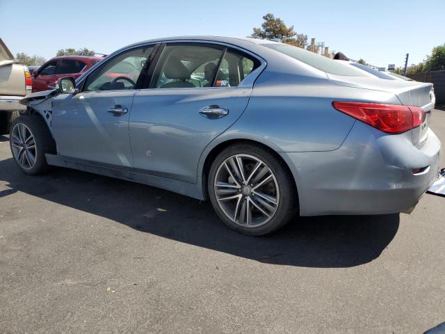 JN1BV7AP8FM338930 - 2015 INFINITI Q50 BASE BLUE photo 2