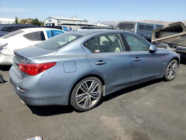 JN1BV7AP8FM338930 - 2015 INFINITI Q50 BASE BLUE photo 3