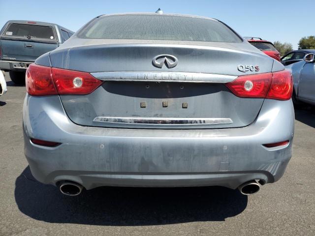 JN1BV7AP8FM338930 - 2015 INFINITI Q50 BASE BLUE photo 6