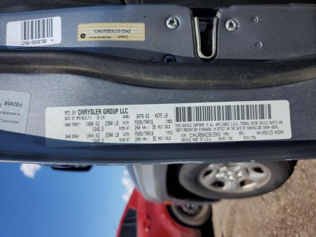 1C4NJRBBXED815943 - 2014 JEEP PATRIOT SPORT GRAY photo 13