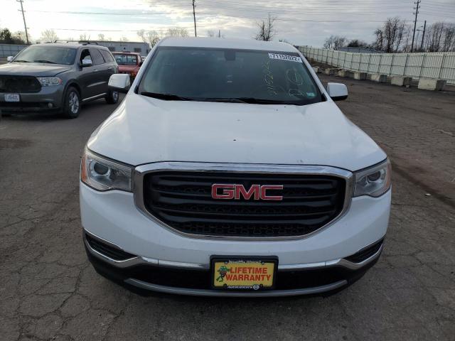 1GKKNKLA2KZ233584 - 2019 GMC ACADIA SLE WHITE photo 5