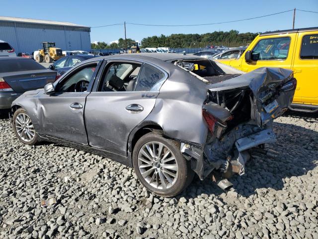 JN1EV7AR6JM611824 - 2018 INFINITI Q50 LUXE SILVER photo 2