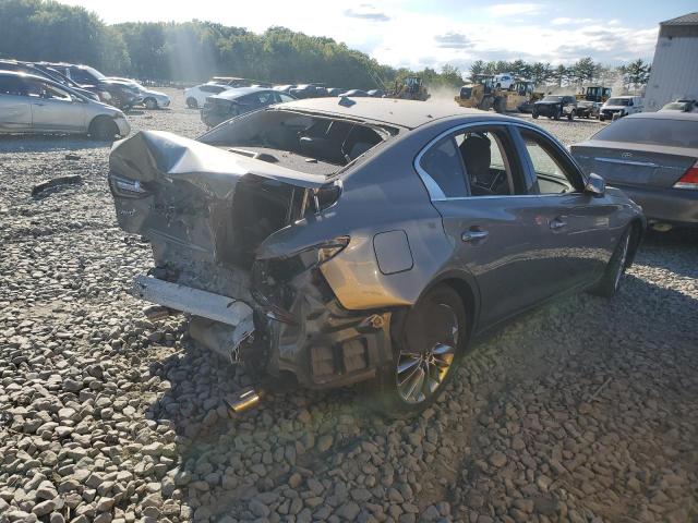 JN1EV7AR6JM611824 - 2018 INFINITI Q50 LUXE SILVER photo 3