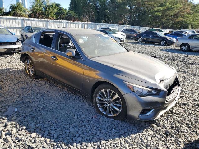 JN1EV7AR6JM611824 - 2018 INFINITI Q50 LUXE SILVER photo 4