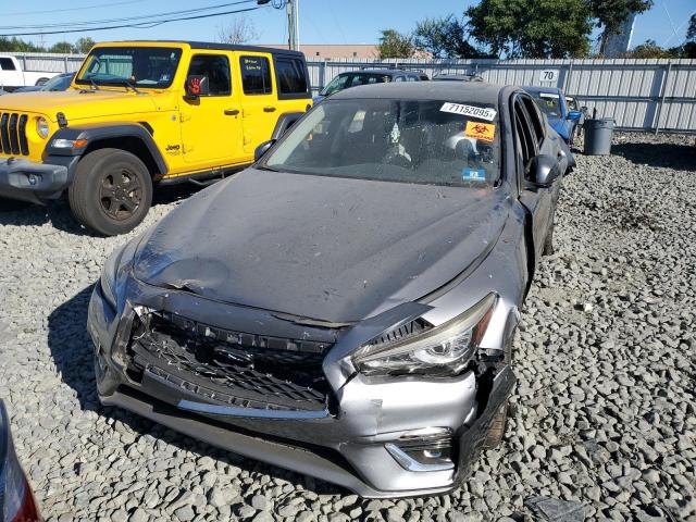 JN1EV7AR6JM611824 - 2018 INFINITI Q50 LUXE SILVER photo 5